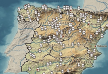 Los castillos de España, en un llamativo mapa 3D con 132 fortalezas y sus maquetas