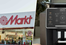 A mínimo histórico esta cafetera Krups con sistema automático de limpieza que también hace capuchinos pulsando un botón