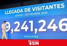 RD recibe más 9,2 millones de visitantes hasta septiembre