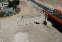 MOPC construye muros de gaviones y puentes en 21 provincias para fortalecer la resiliencia climática